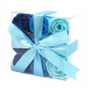 9 Flower Soaps - Blue Wedding Roses