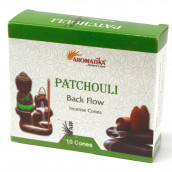 30 Aromatika Backflow Incense Cones - Patchouli