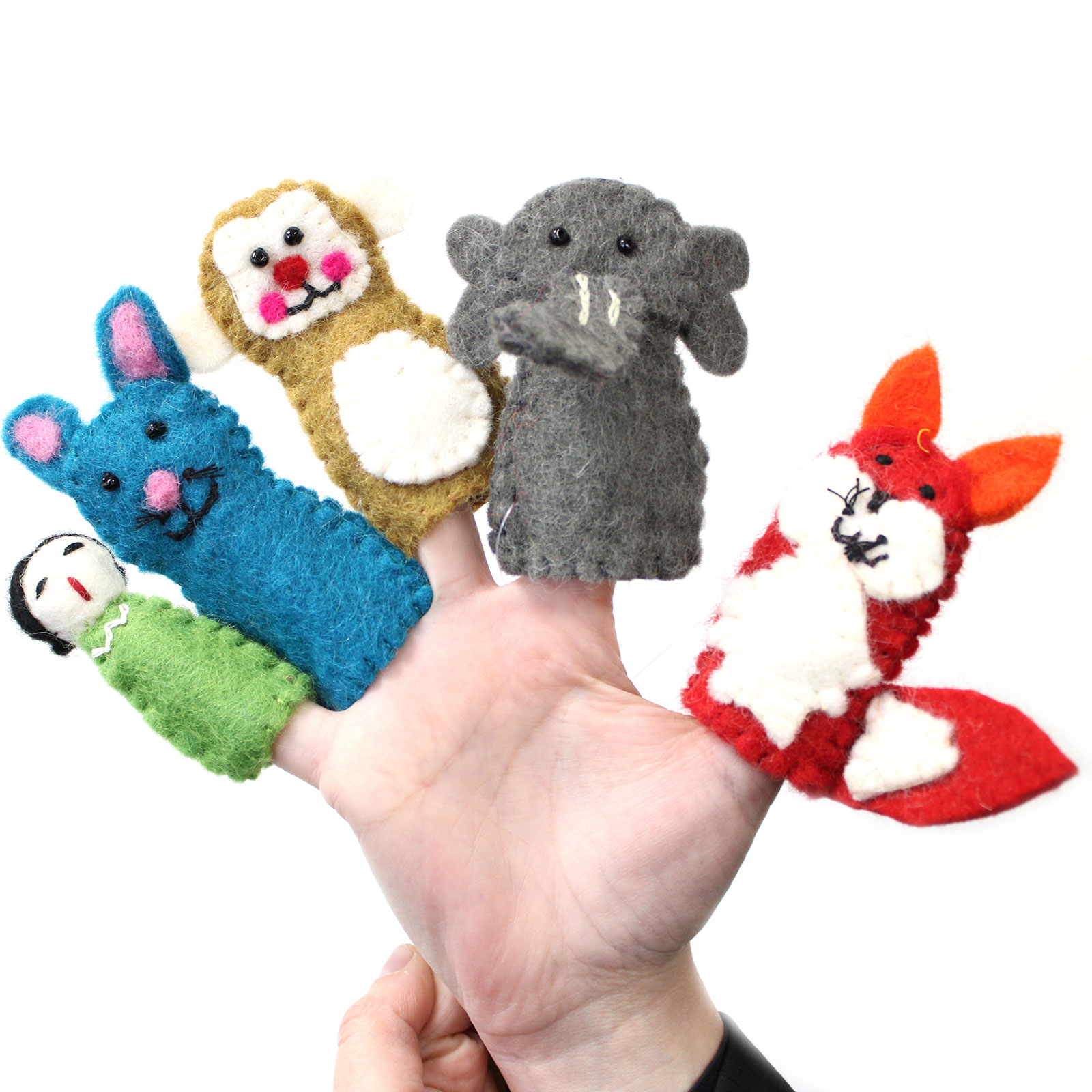 Pouches with Finger Puppets