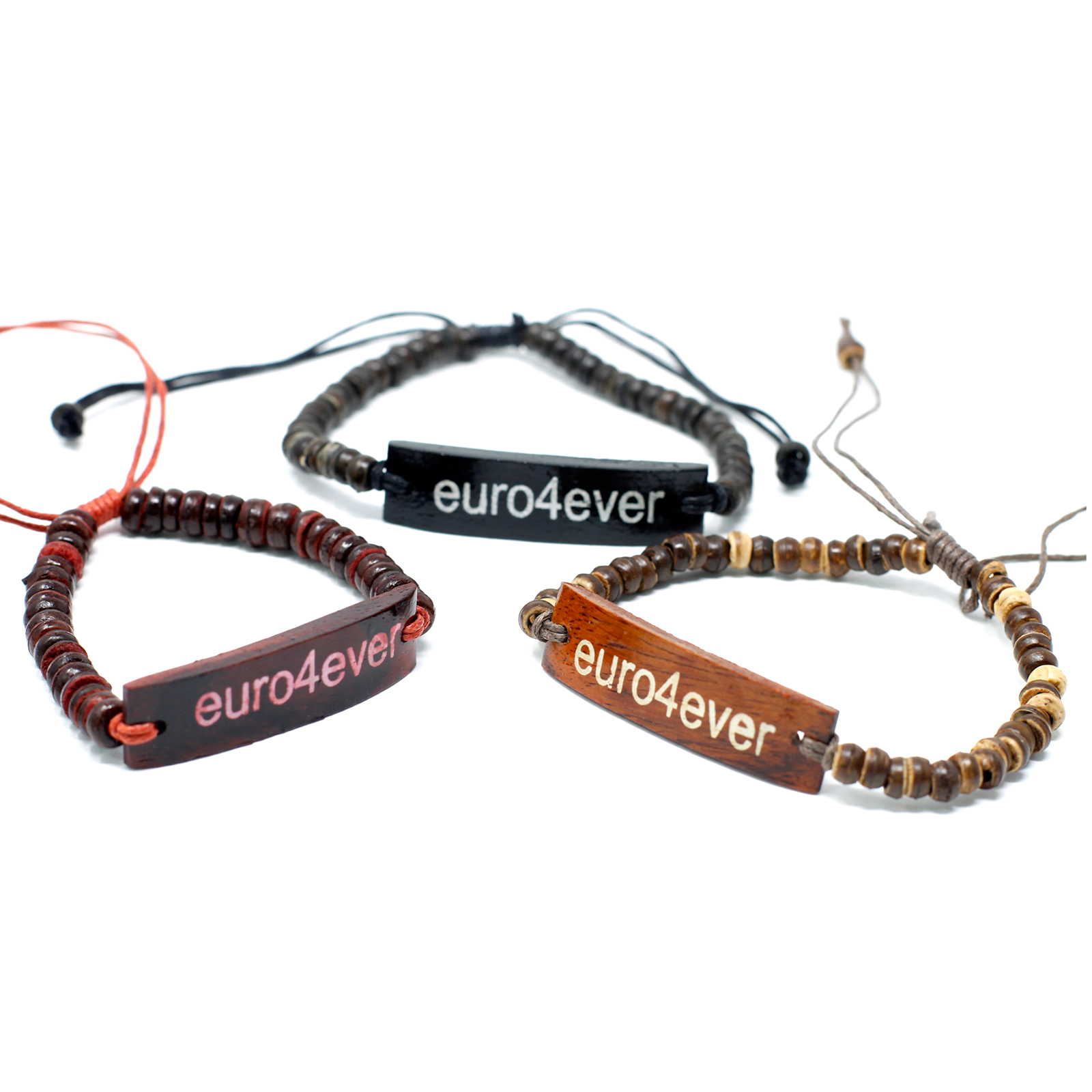 6 x Coco Slogan Bracelets - Euro4Ever
