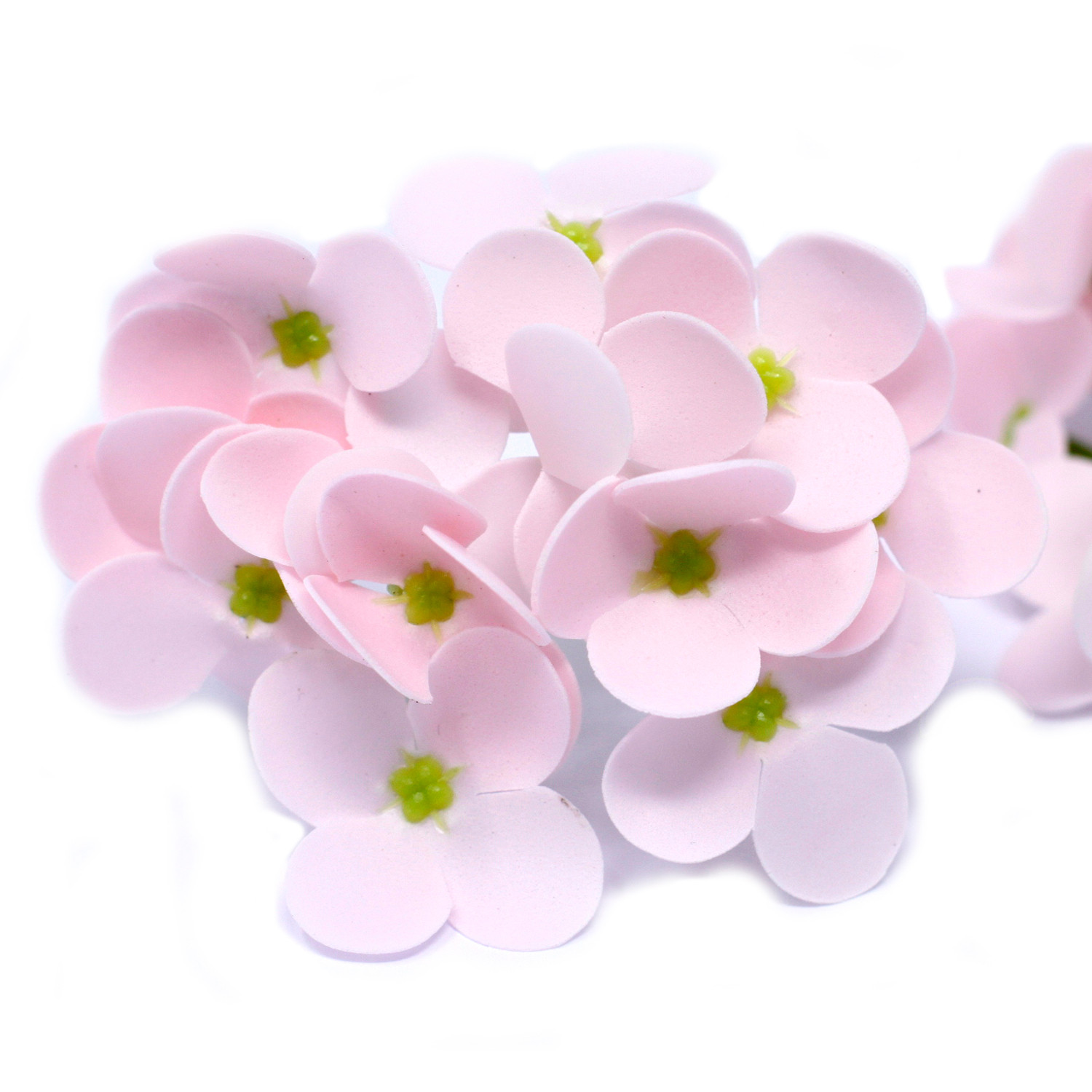 10 x Craft Soap Flowers - Hyacinth Bean - Pink