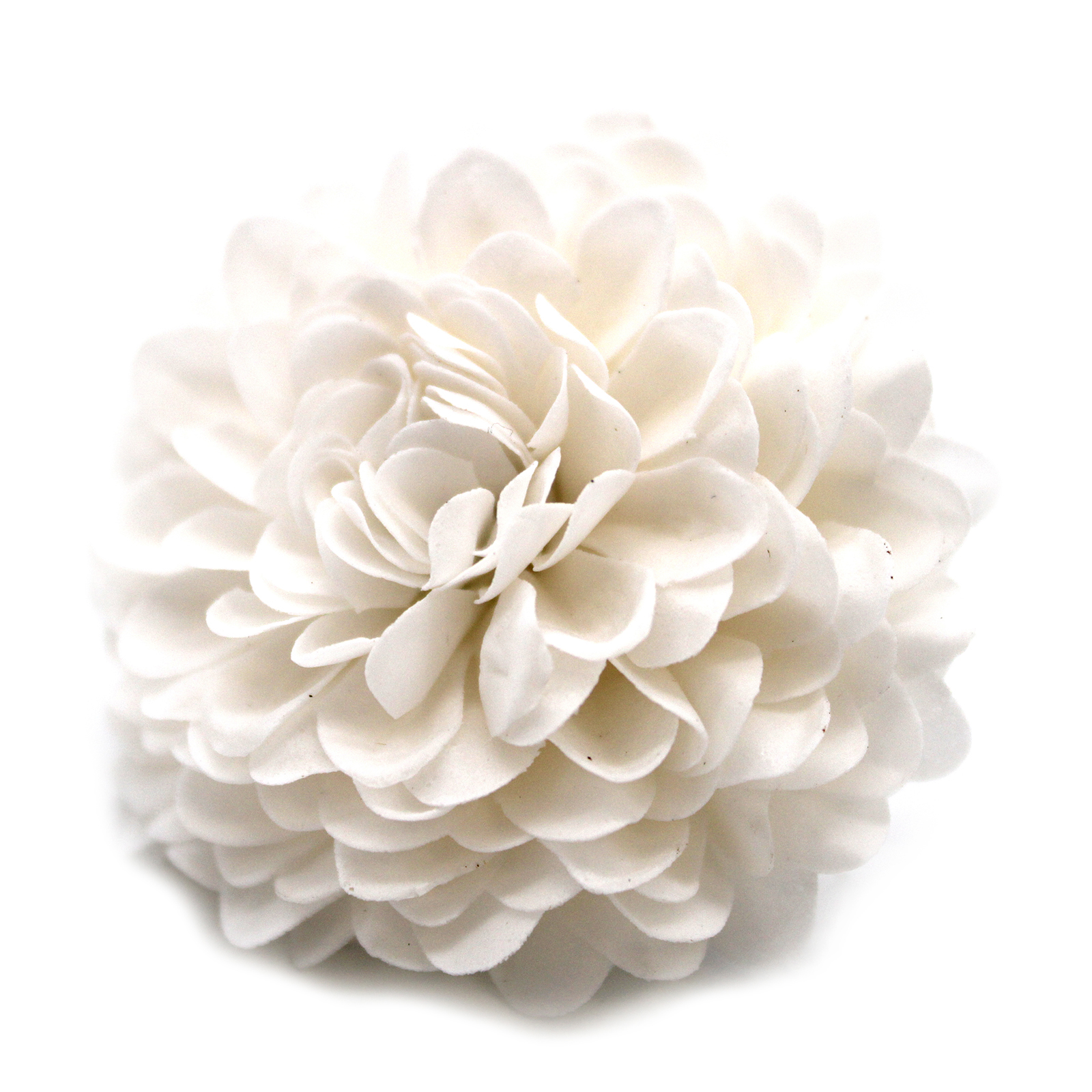 10 x Craft Soap Flowers - Small Chrysanthemum - White