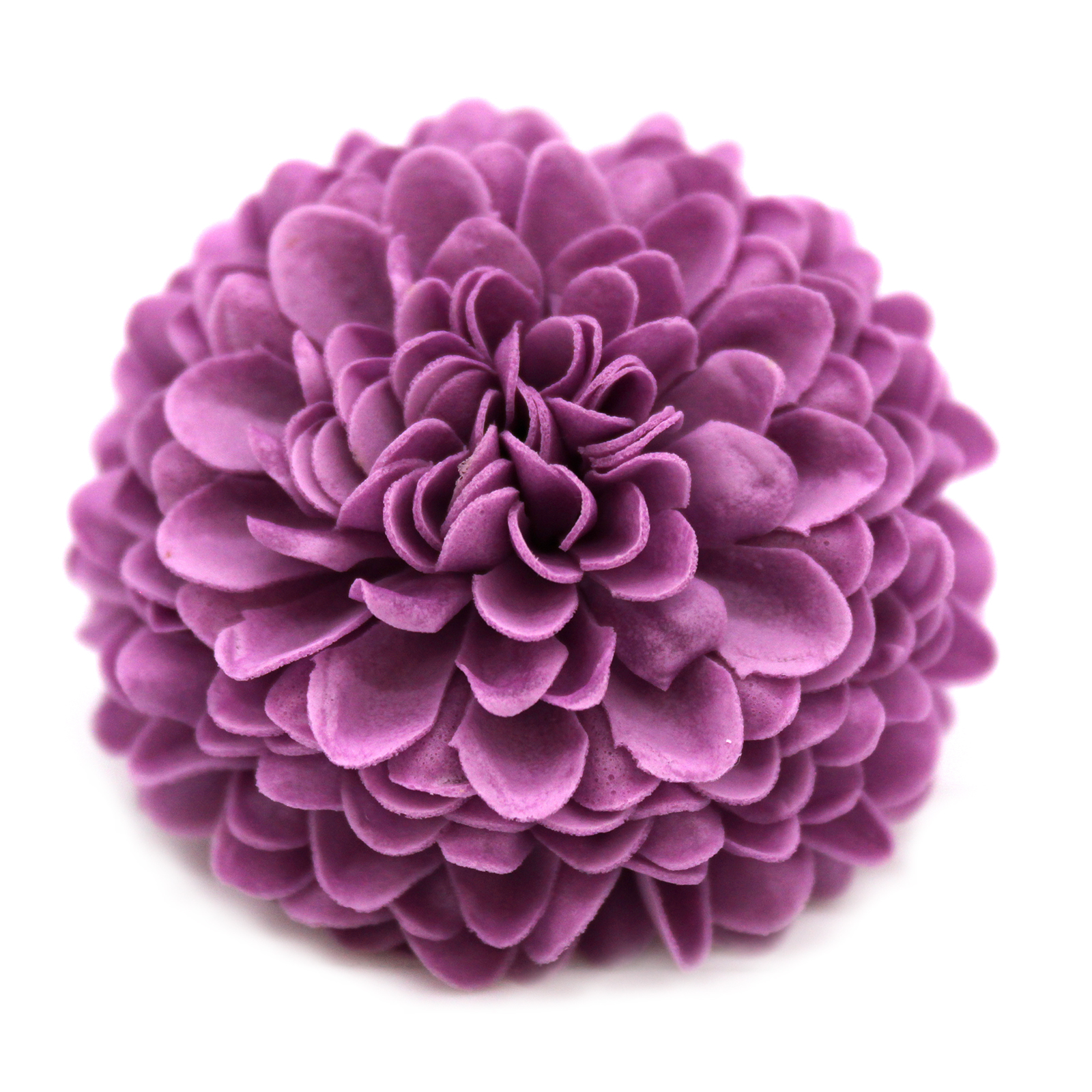 10 x Craft Soap Flowers - Small Chrysanthemum - Purple