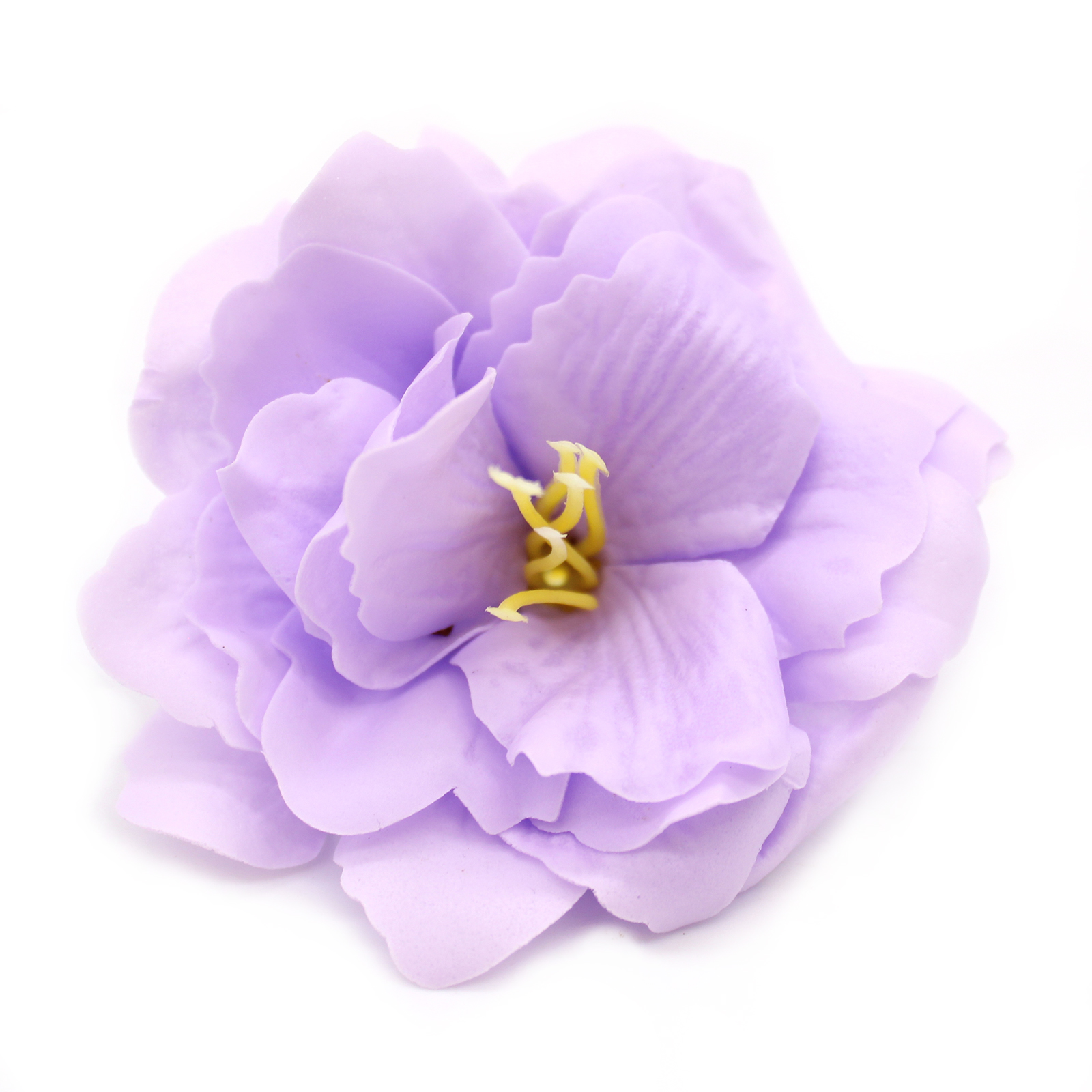 10 x Craft Soap Flowers - Small Peony - Purple