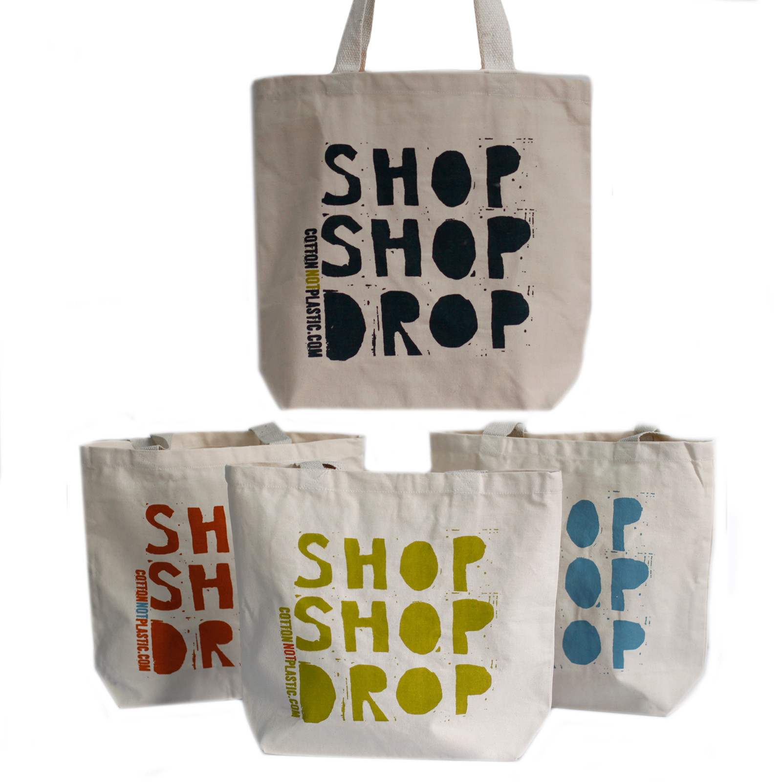 Shop Shop Drop - choice of 4 colours