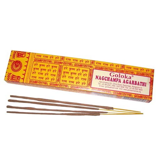 3 x Packs Goloka Nagchampa Incense Sticks 16g