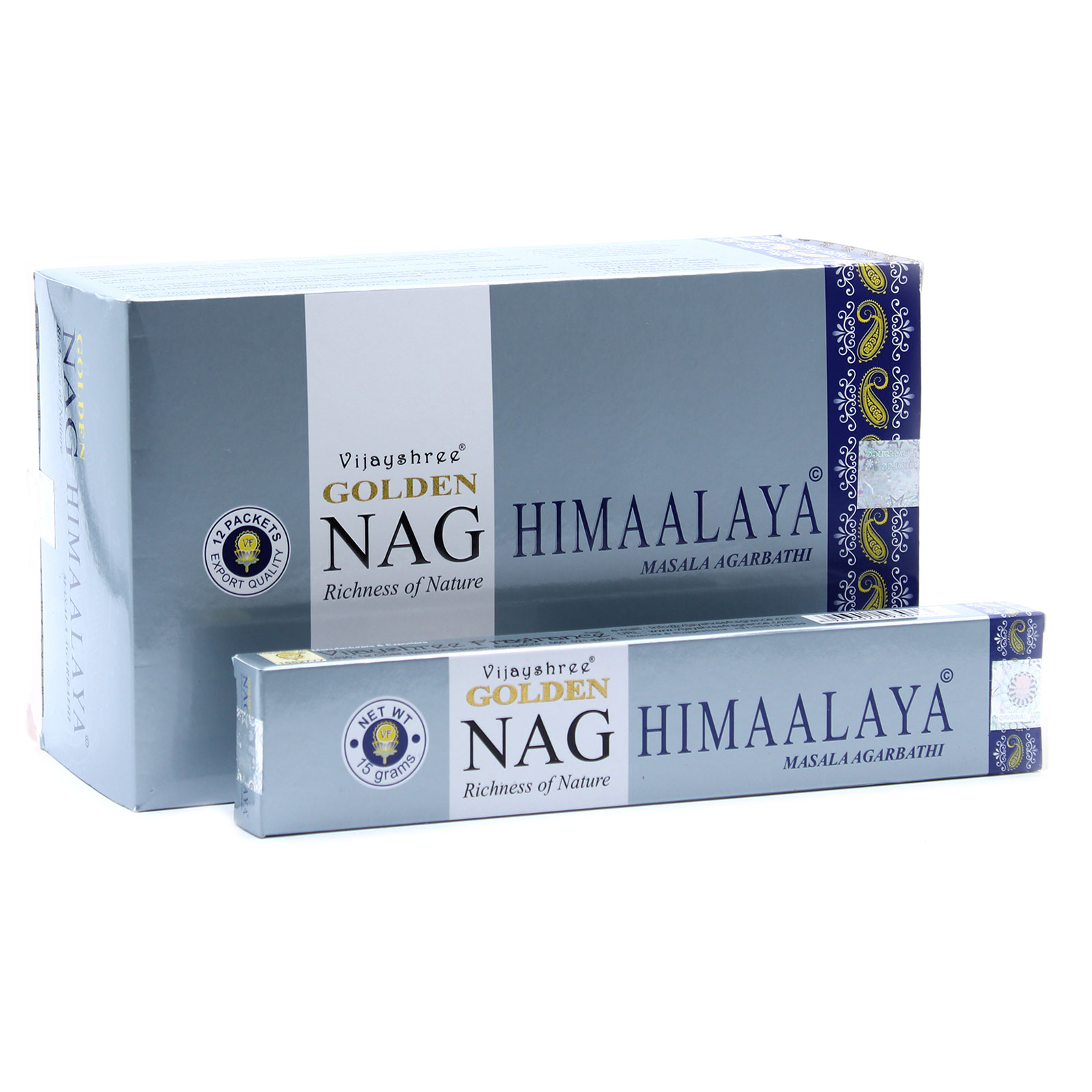 3 x Packs 15g Golden Nag - Himalaya Incense