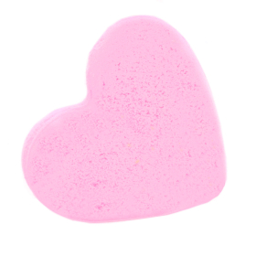 5 x Love Heart Bath Bomb 70g - Bubblegum