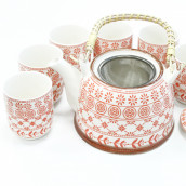 Herbal Tea Pot Set - Amber