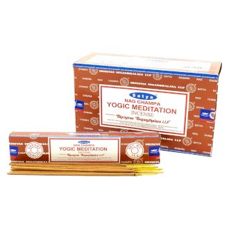3 x 15g Packs Satya Incense Sticks - Yogic Meditation