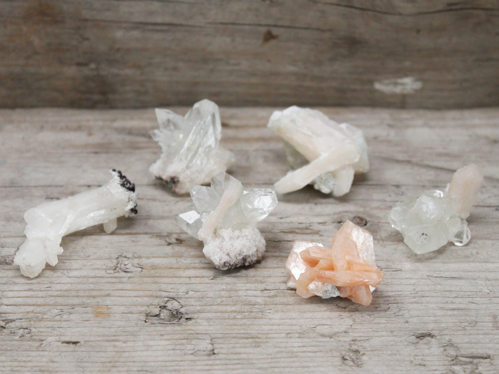 Stilbite Combination with Apophyllite 20-30mm - Click Image to Close