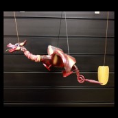 Red Coconut Dragon Mobile