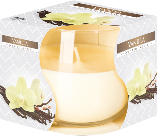 Scented Glass Jar Candle - Vanilla