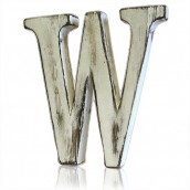 Shabby Chic Letter - W