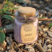 2 x Violet Soy Pot of Fragrance Candles
