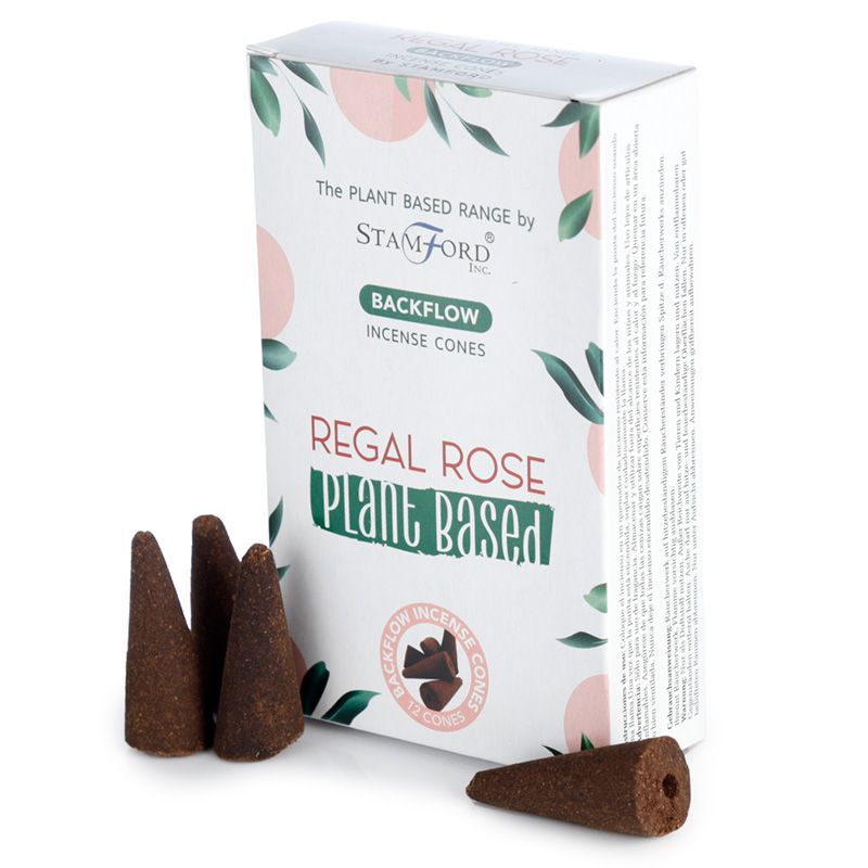 2 x Packs Plant Based Backflow Cones - Regal Rose