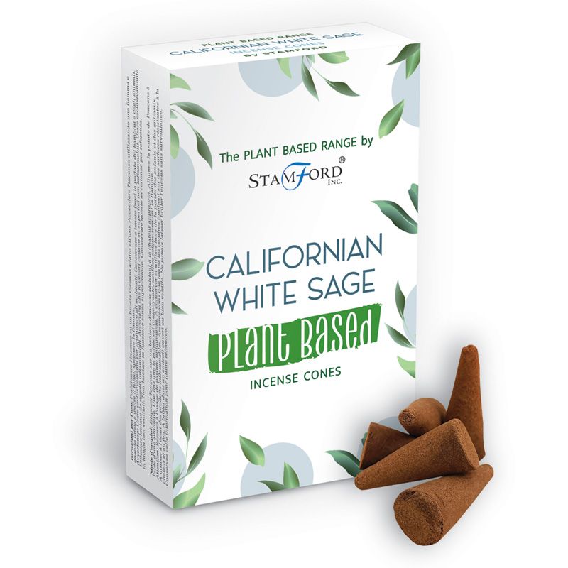 2 x Packs Plant Based Incense Cones - Californian White Sage