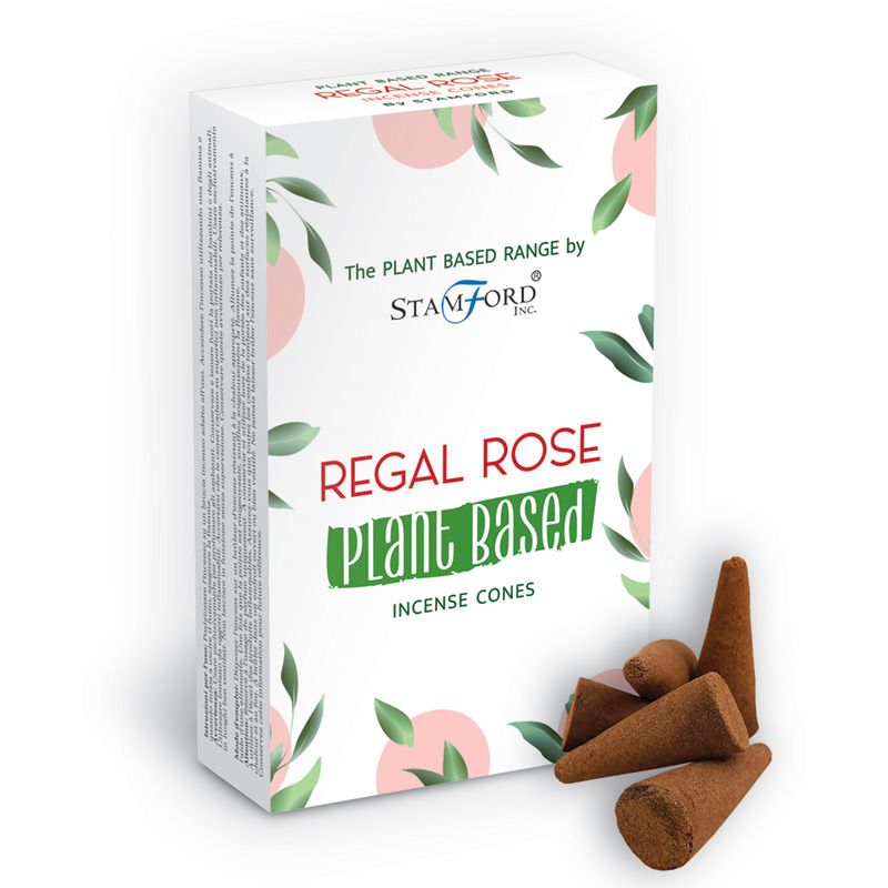 2 x Packs Plant Based Incense Cones - Regal Rose