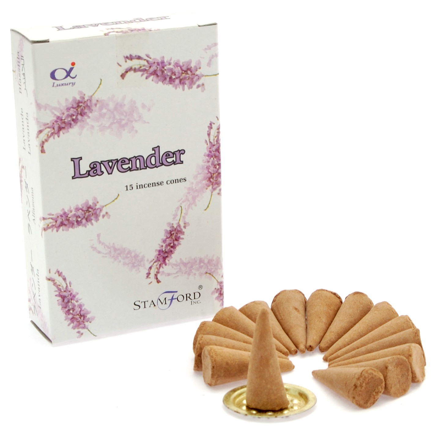 5 x Packs Premium Incense Cones - Lavender