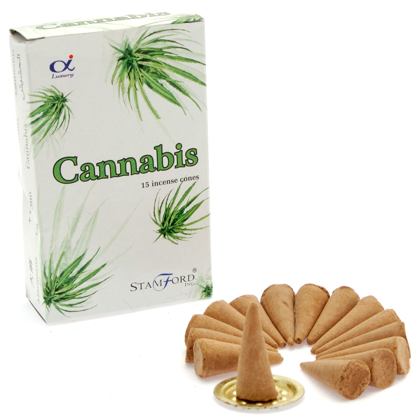 5 x Packs Premium Incense Cones - Cannabis