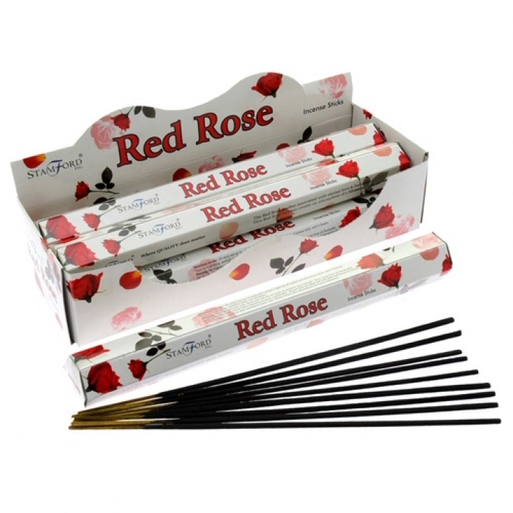 10 x Packs Stamford Premium Incense - Red Rose