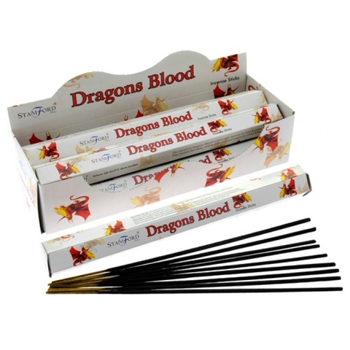 10 x Packs Stamford Premium Incense - Dragon's Blood - Click Image to Close