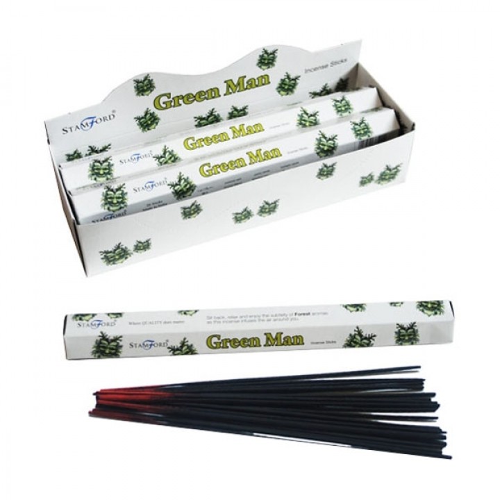 10 x Packs Stamford Premium Incense - Green Man
