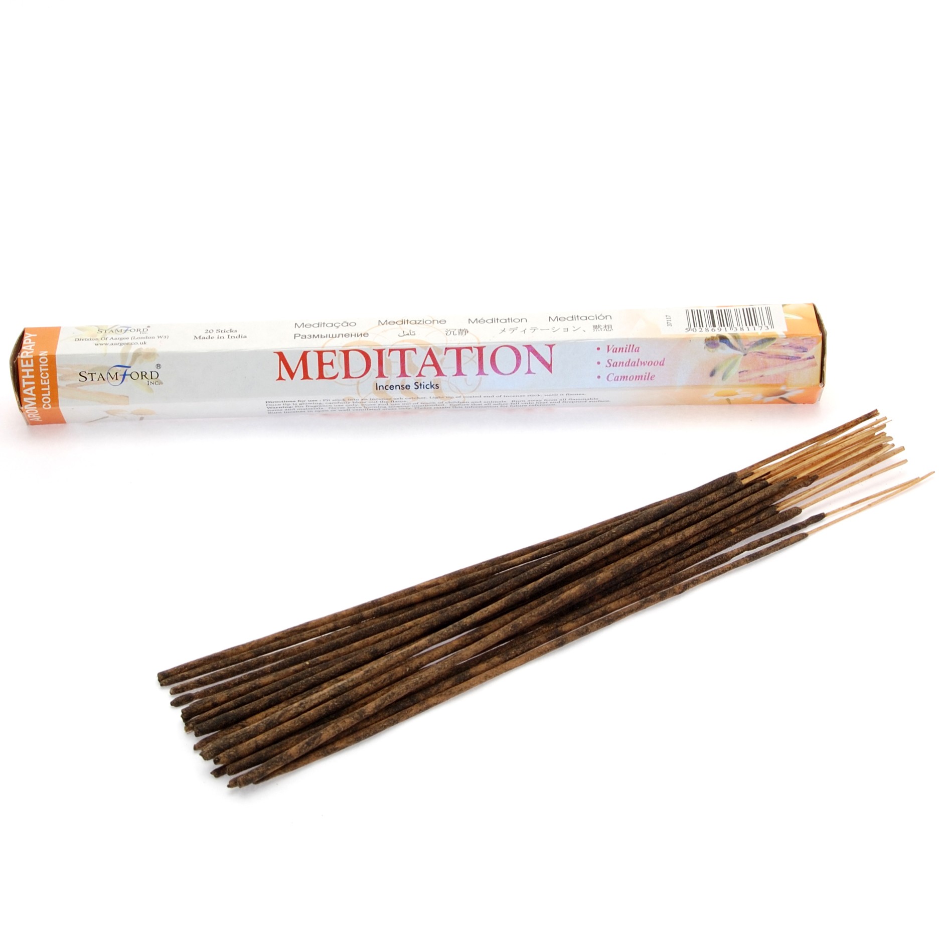 10 x Packs Stamford Premium Incense - Meditation