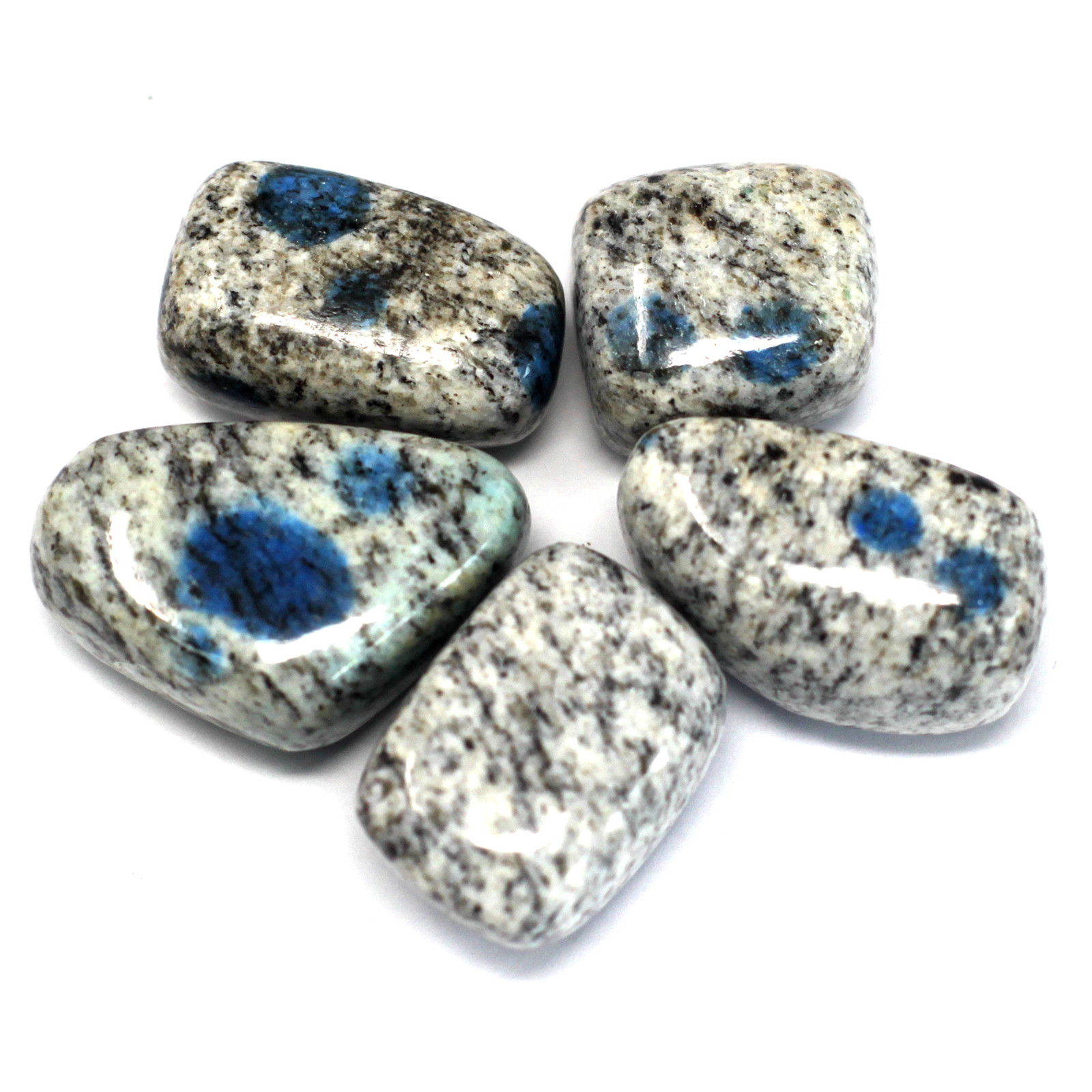 4 x Premium Tumble Stone - K2 Jasper