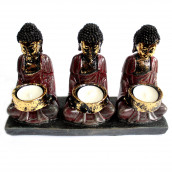 Three Devotees Candle Holder