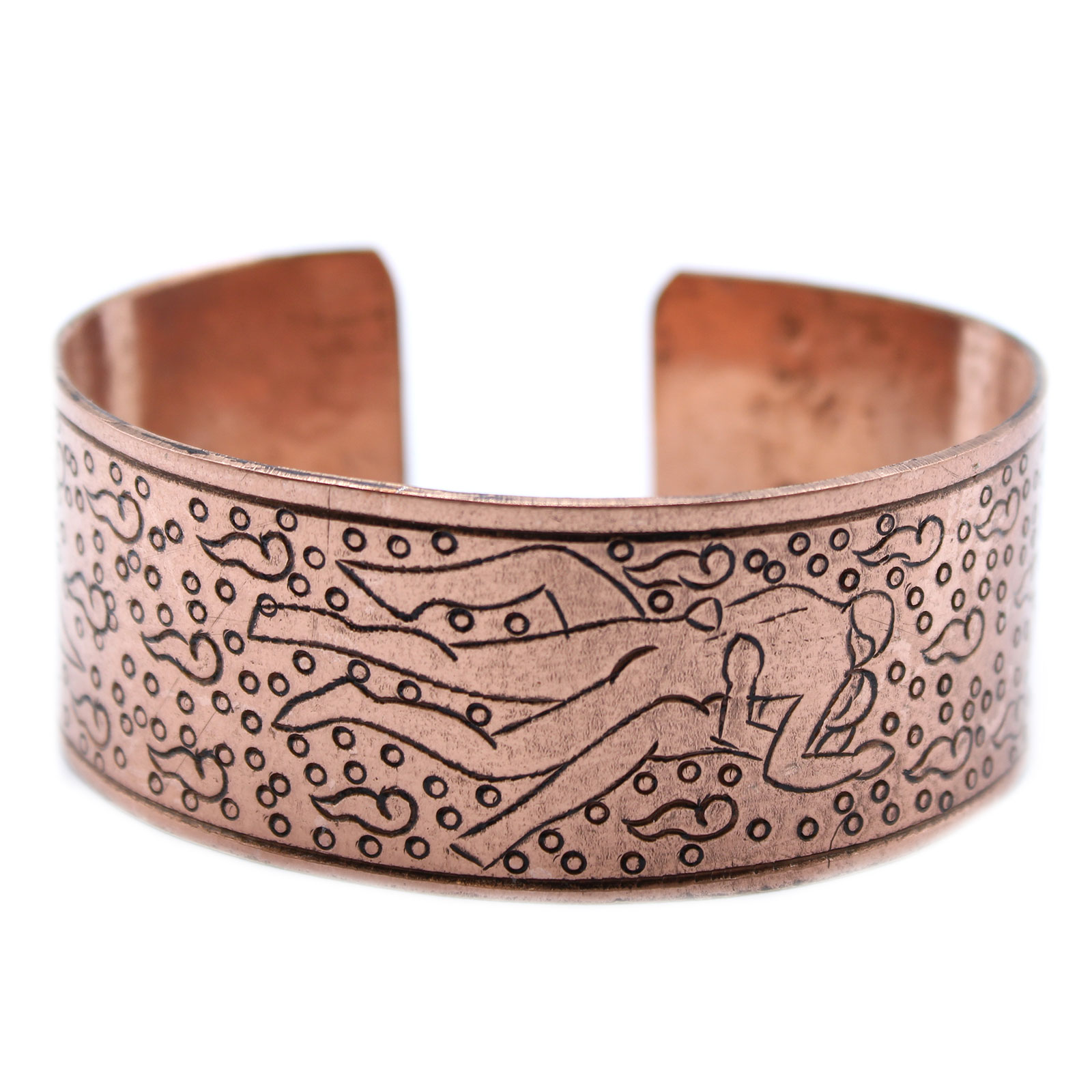 Copper Tibetan Mantra Bracelet - Kamasutra