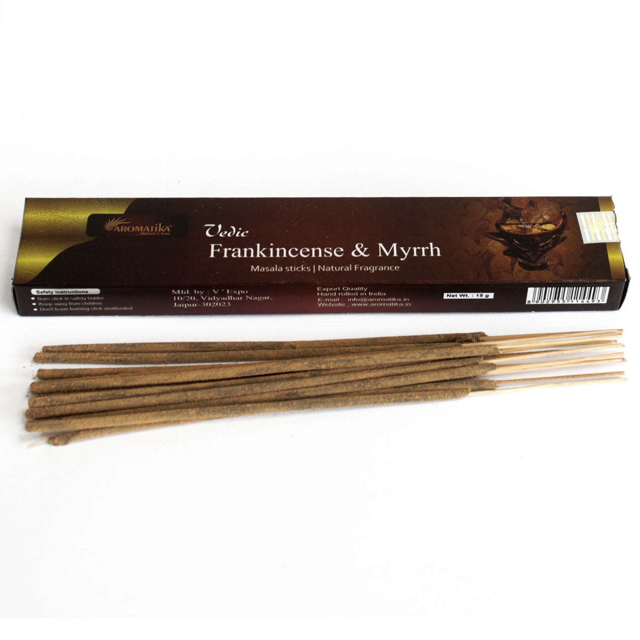 5 x Packs Vedic Incense Sticks - Frankincense & Myrrh