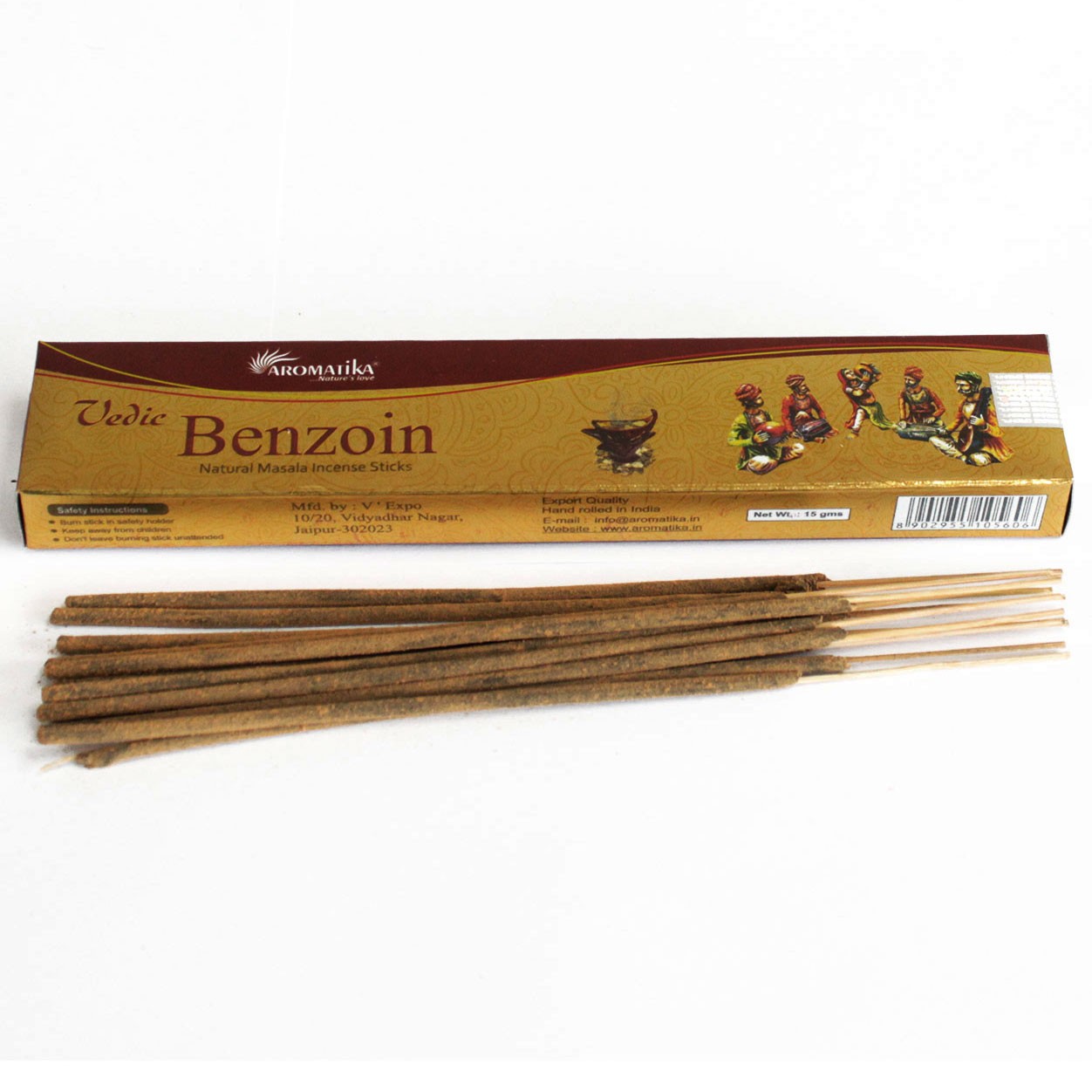 5 x Packs Vedic Incense Sticks - Benzoin
