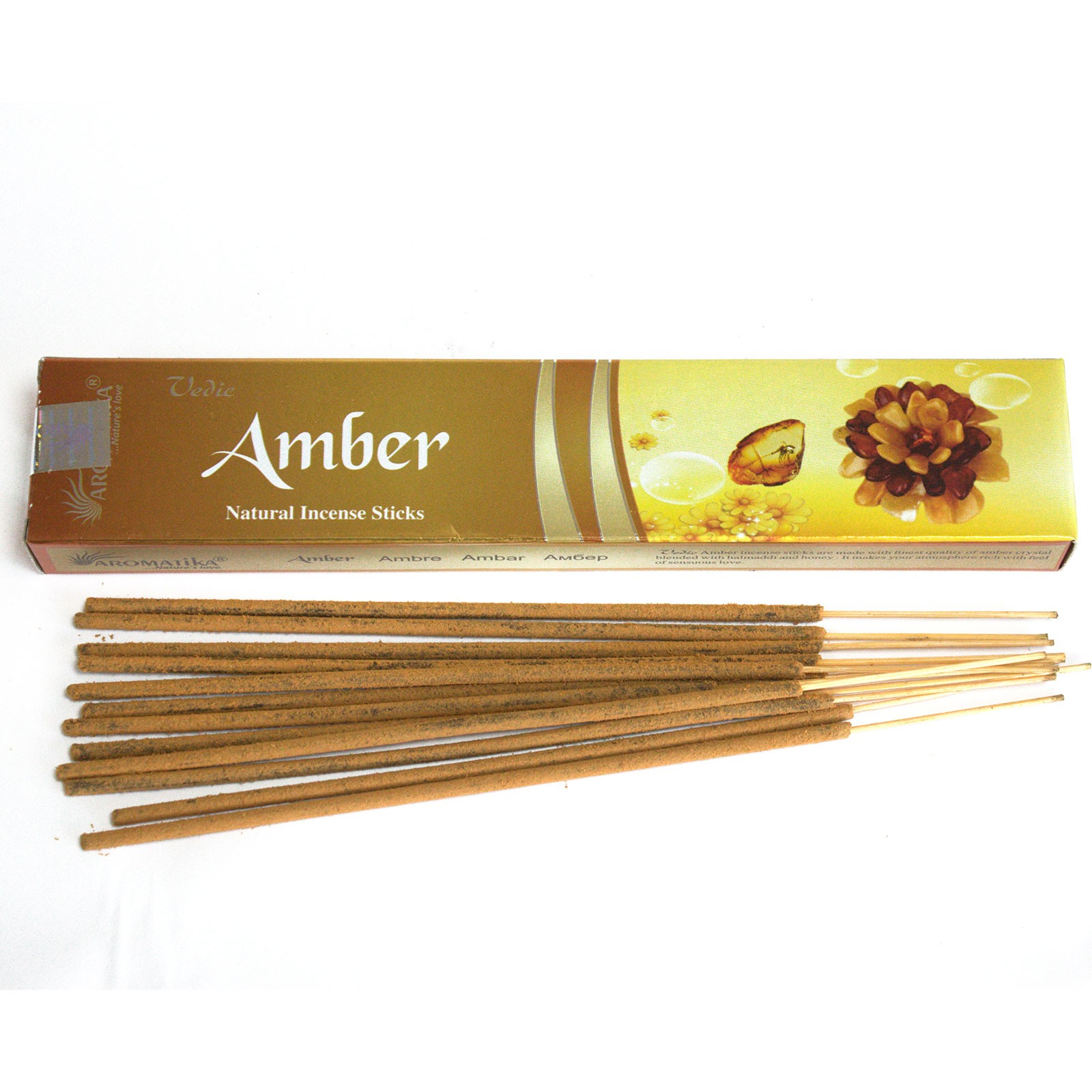 5 x Packs Vedic Incense Sticks - Amber