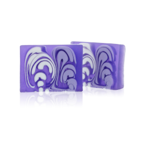 2 x Handcrafted Soap Slice 100g - Lavender - Click Image to Close
