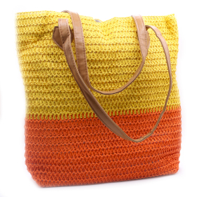 Back to the Bazaar Bag - Yellow & Orange - Click Image to Close