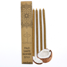 Palo Santo Large Incense Sticks - Coconut - Click Image to Close