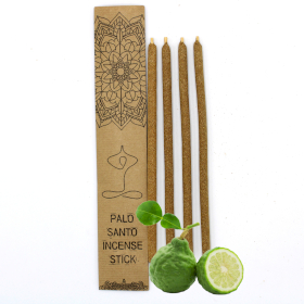 Palo Santo Large Incense Sticks - Bergamot - Click Image to Close