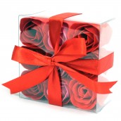 9 Flower Soaps - Red Roses - Click Image to Close