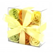 9 Flower Soaps - Spring Roses - Click Image to Close