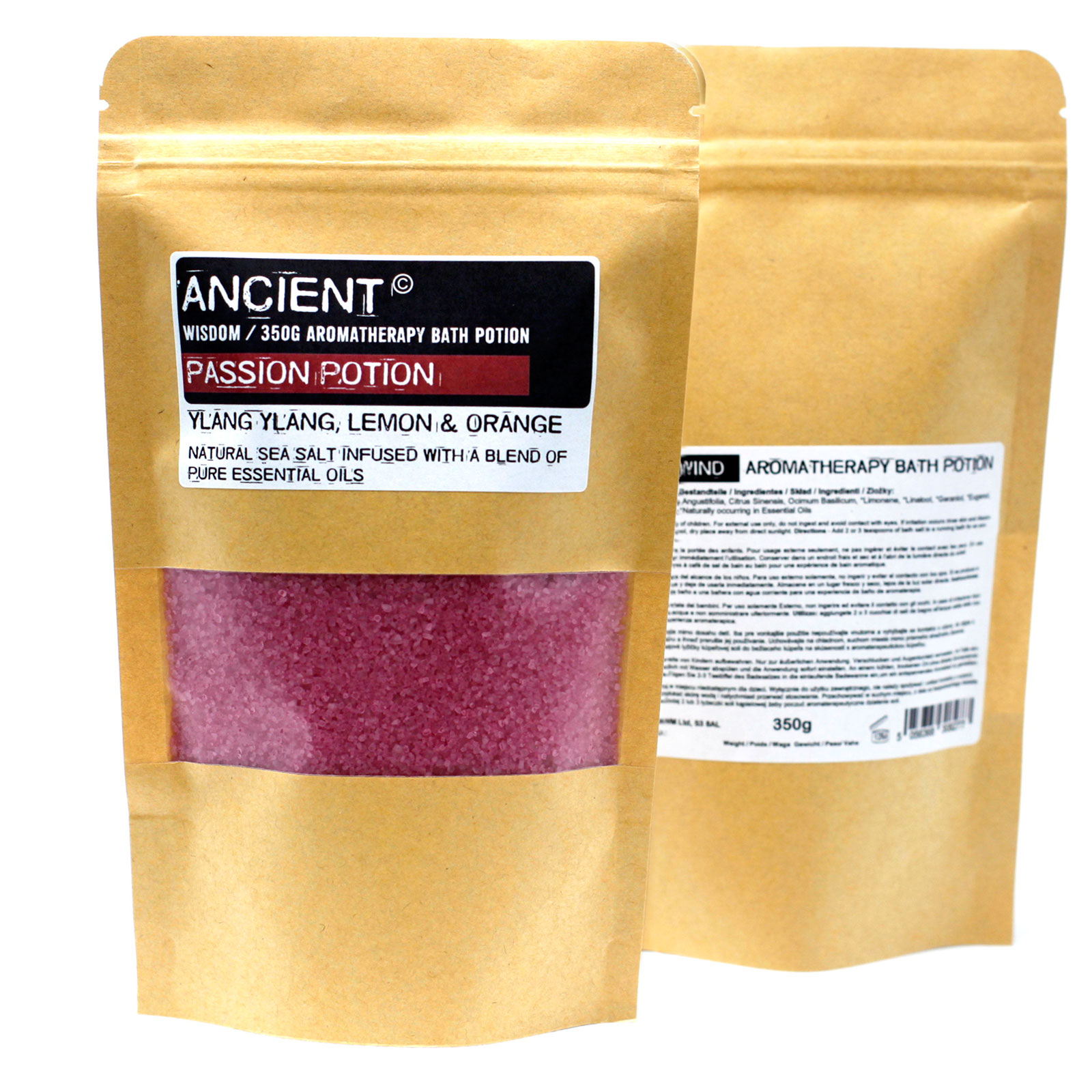 Aromatherapy Bath Potion in Kraft Bag 350g - Passion - Click Image to Close