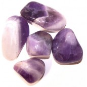 Amethyst Banded Large Tumble Stones - Click Image to Close