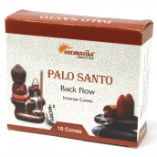 30 Aromatika Backflow Incense Cones - Palo Santo - Click Image to Close