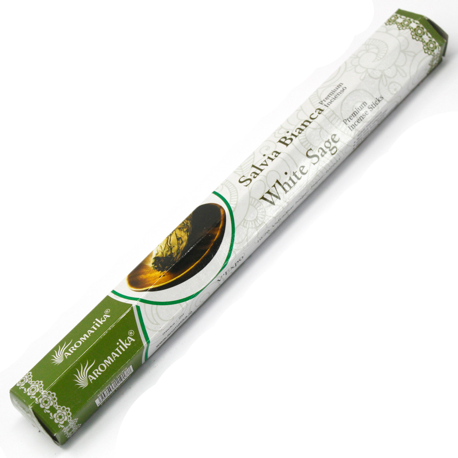 5 x Packs Aromatika Premium Incense - White Sage - Click Image to Close
