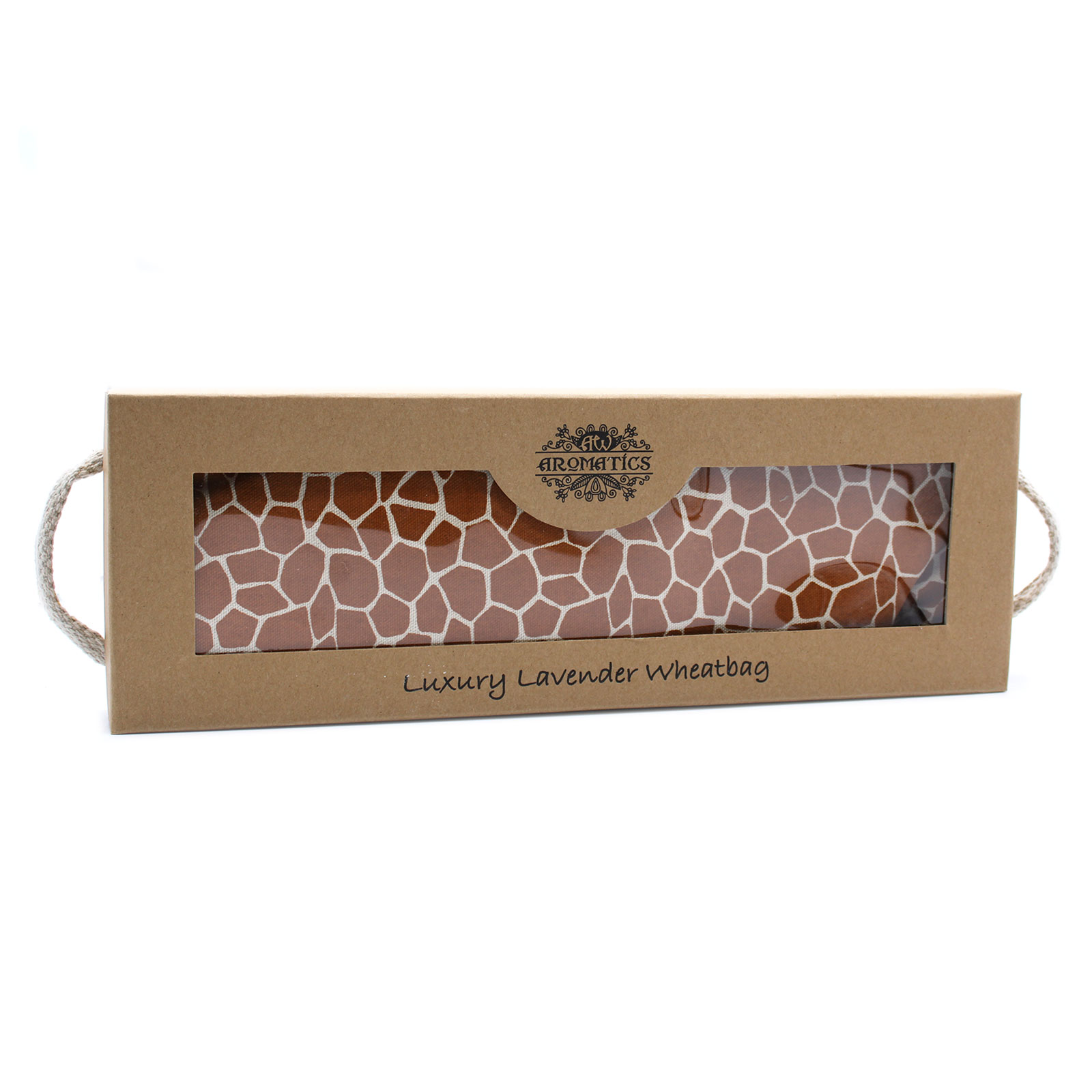 Luxury Lavender Wheat Bag - Madagascar Giraffe - Click Image to Close