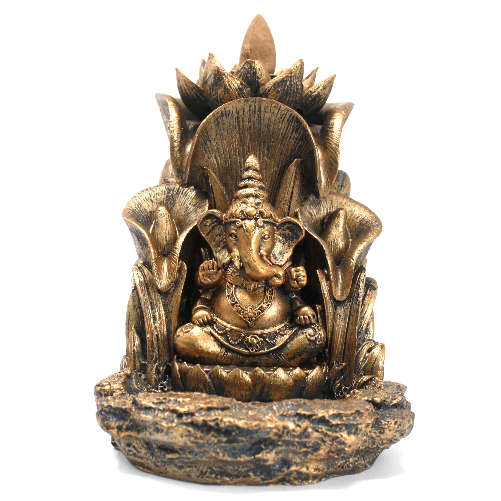 Backflow Incense Burner - Ganesh - Click Image to Close