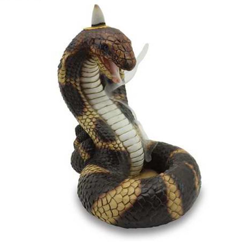 Backflow Burner - Coiled Cobra Snake - Click Image to Close