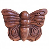 Bali Puzzle Box - Butterfly - Click Image to Close