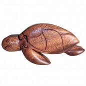 Bali Puzzle Box - Sea Turtle - Click Image to Close