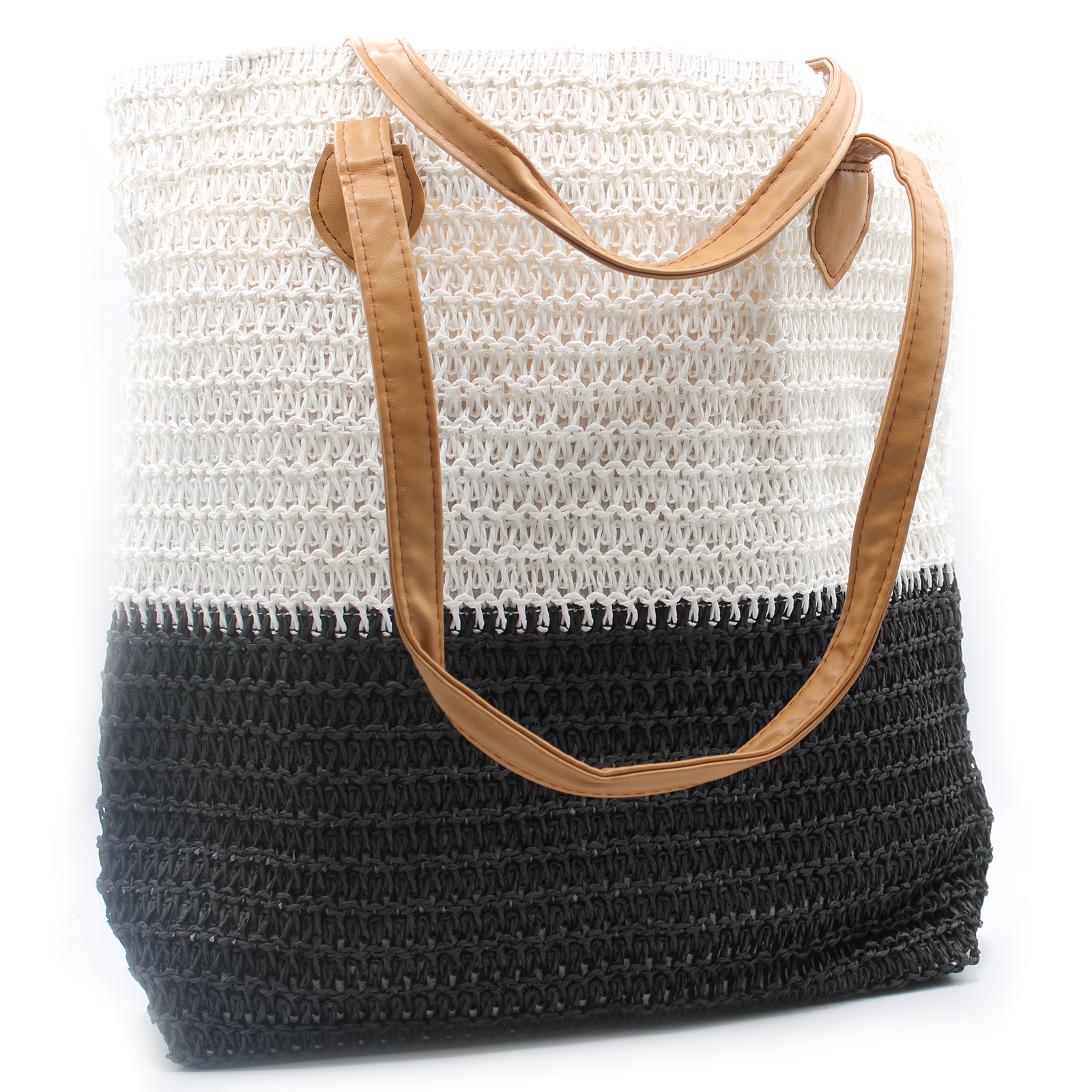Back to the Bazaar Bag - Black & White - Click Image to Close